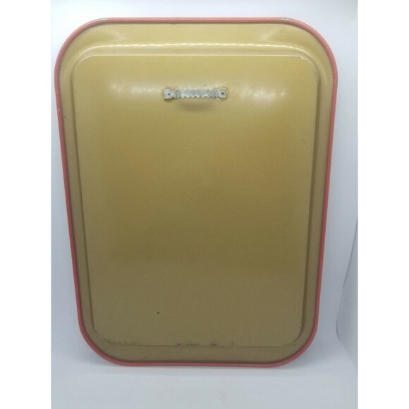 Drink Delicious Coca Cola Serving Tray Wall Decor Woman Big Floppy Hat Red 1970s - Picture 5 of 11